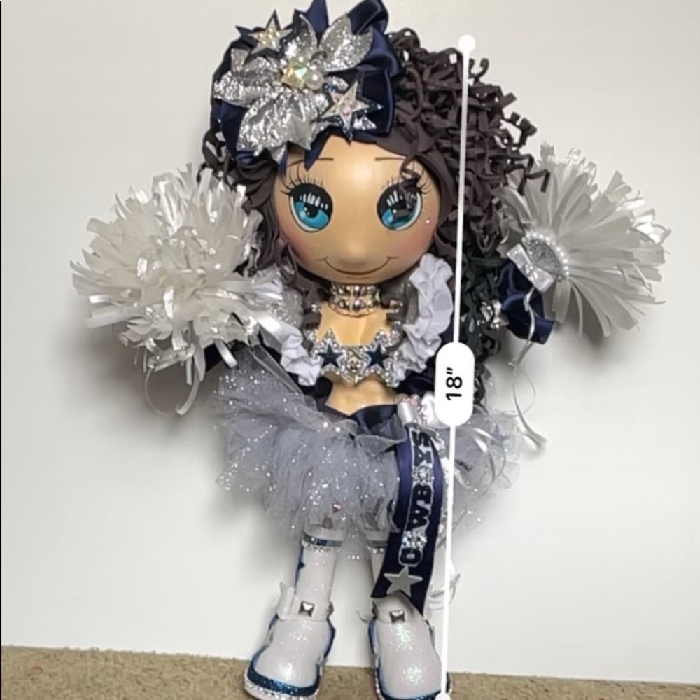 CUSTOM made COWBOYS Cheerleader - Picture 4 of 4